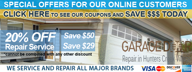 Garage repair discount coupons